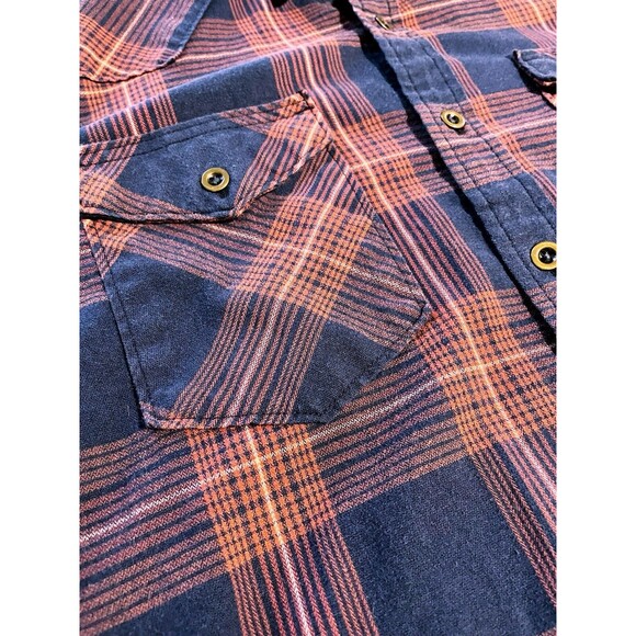 Wrangler Men's Long Sleeve Button Up Plaid Shirt Size L - Picture 3 of 4